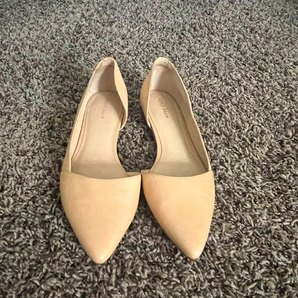 Cole Hann Leather Ballet Flats